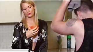 Horny milf sharon white can t resist the urge to masturbate to stepsons gym shirtumgja